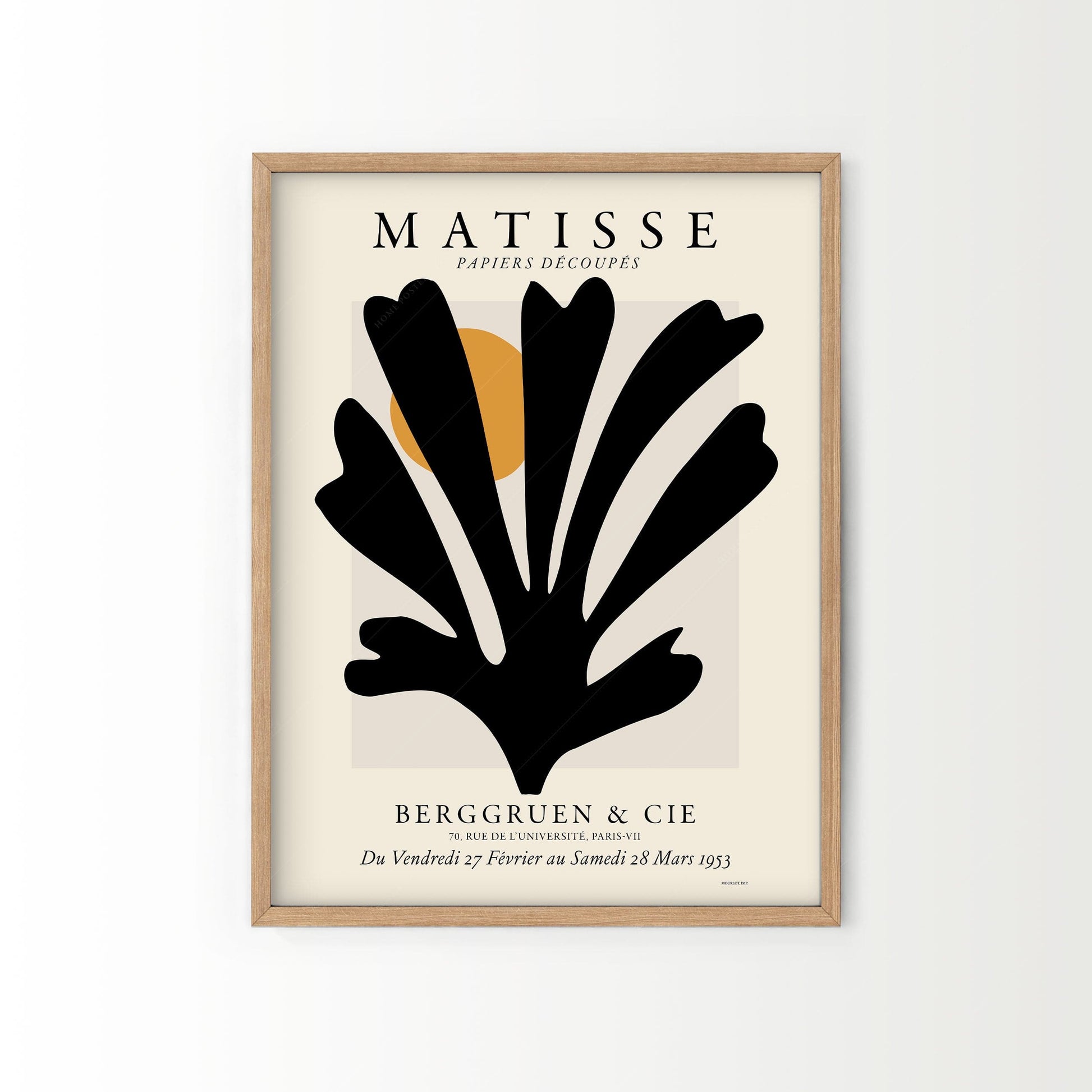 Henri Matisse Cut-Outs Set of 2 Prints – Modern Exhibition Poster Art