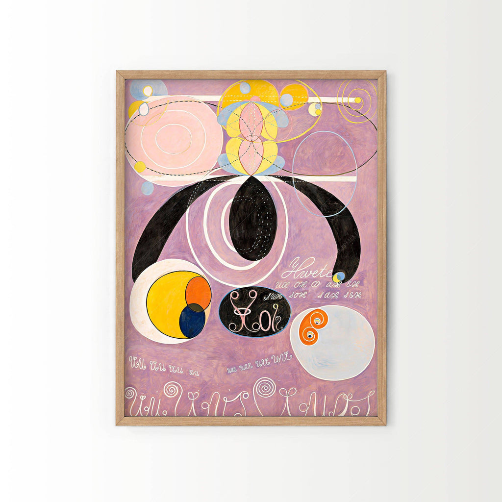 Hilma af Klint The Ten Largest Set of 2 Art Prints – Abstract Wall Art
