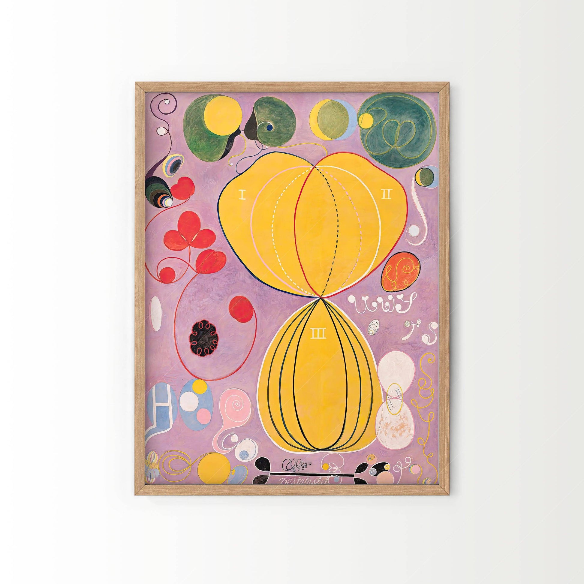 Hilma af Klint The Ten Largest Set of 2 Art Prints – Abstract Wall Art