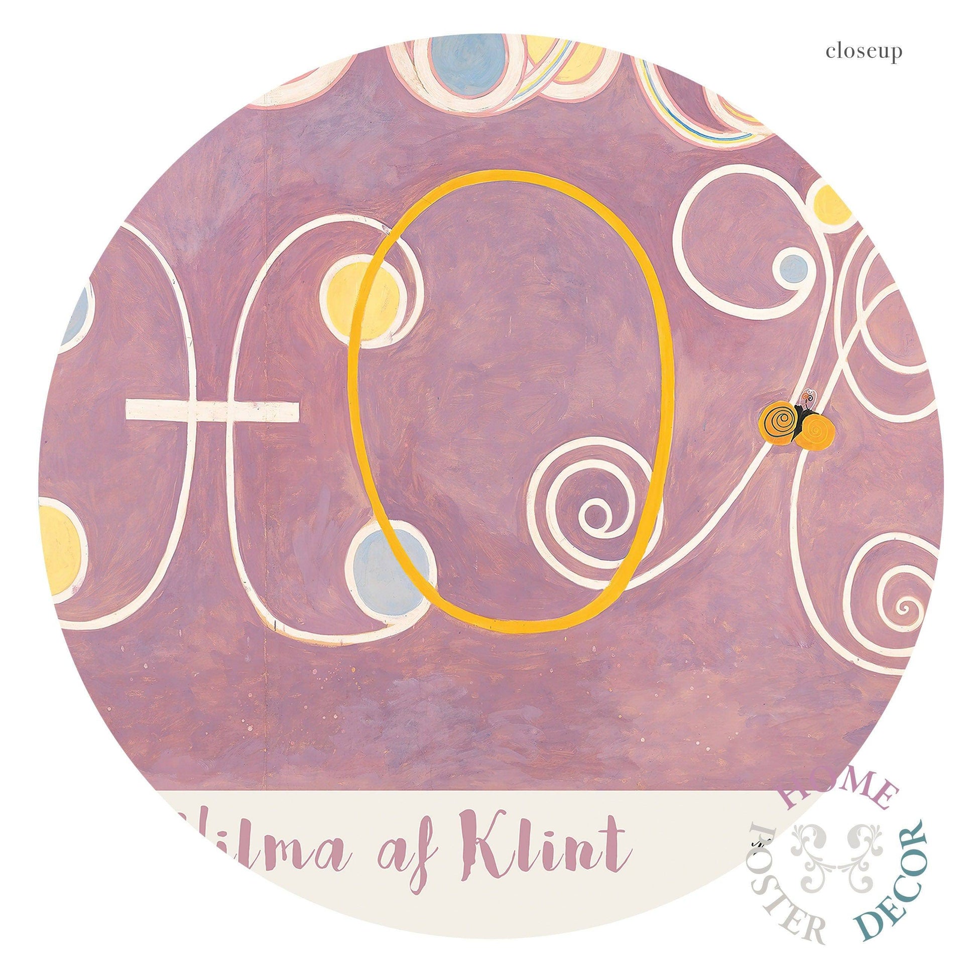 Hilma af Klint The Ten Largest No. 5 Adulthood Print – Abstract Art