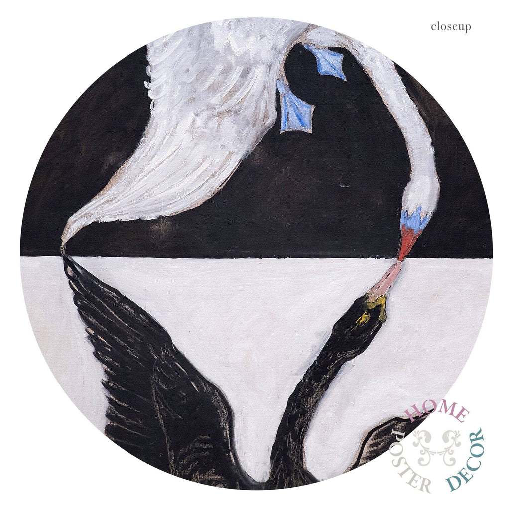 Hilma af Klint The Swan No. 1 Art Print – Abstract Bird Wall Art Poster