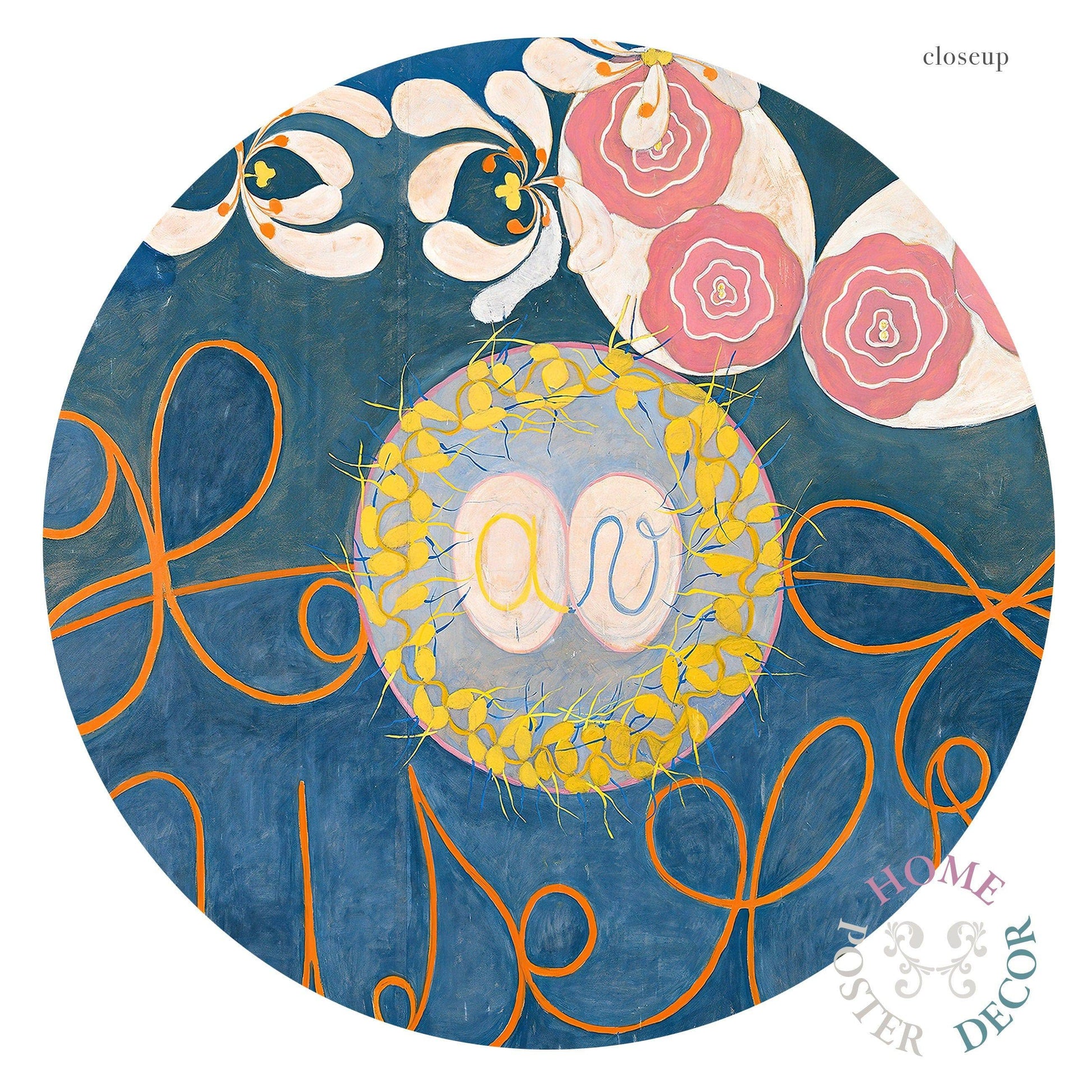 Hilma af Klint The Ten Largest No. 1 Childhood Print – Abstract Wall Art
