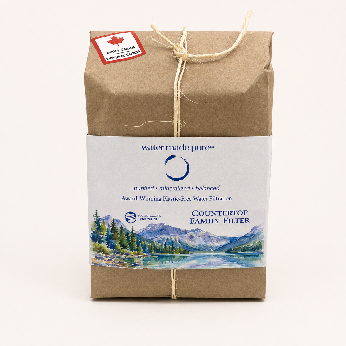 Home Water Filter – Plastic-Free Filter Replaces 3 Cartridges | Zero Waste
