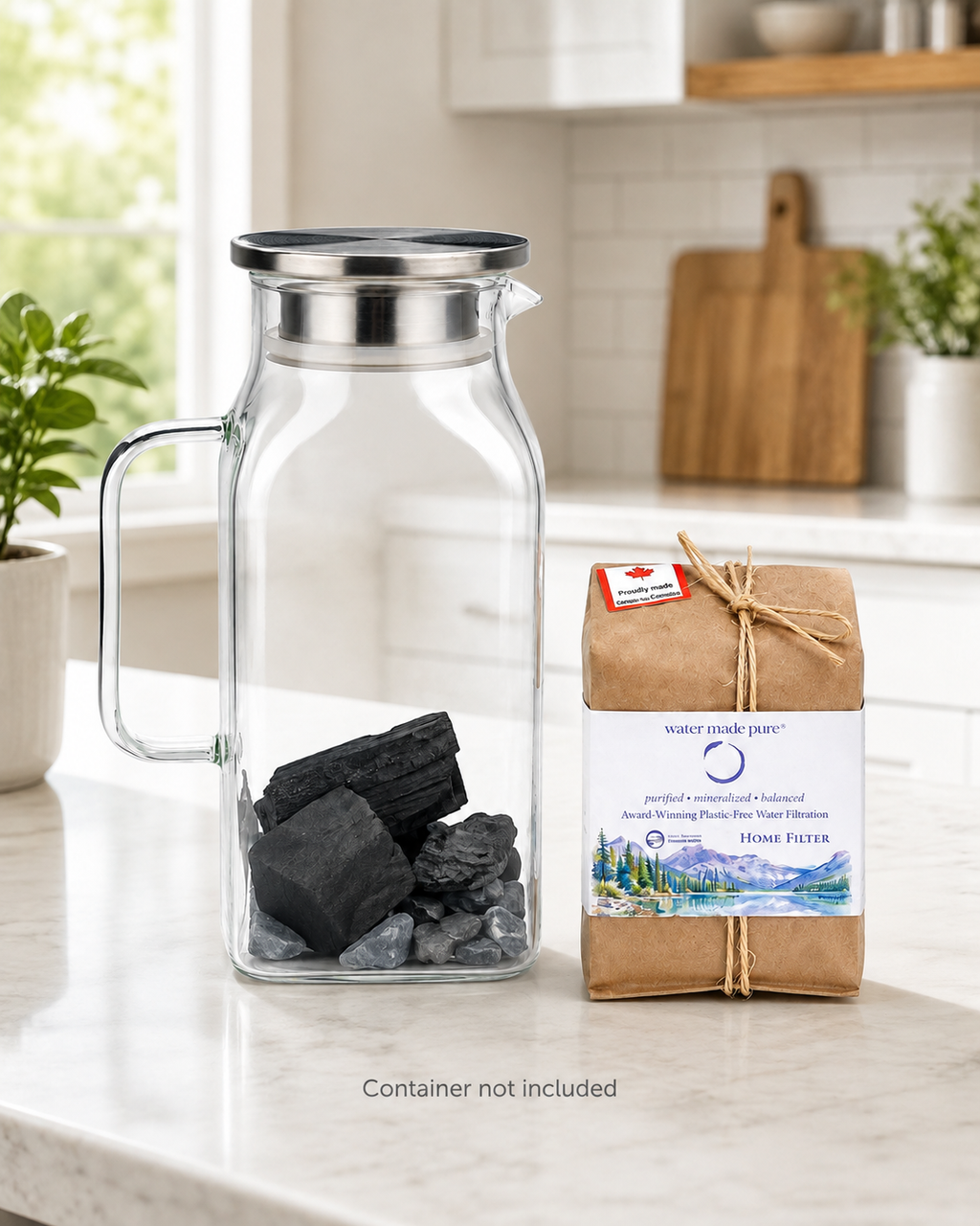 Home Water Filter – Plastic-Free Filter Replaces 3 Cartridges | Zero Waste