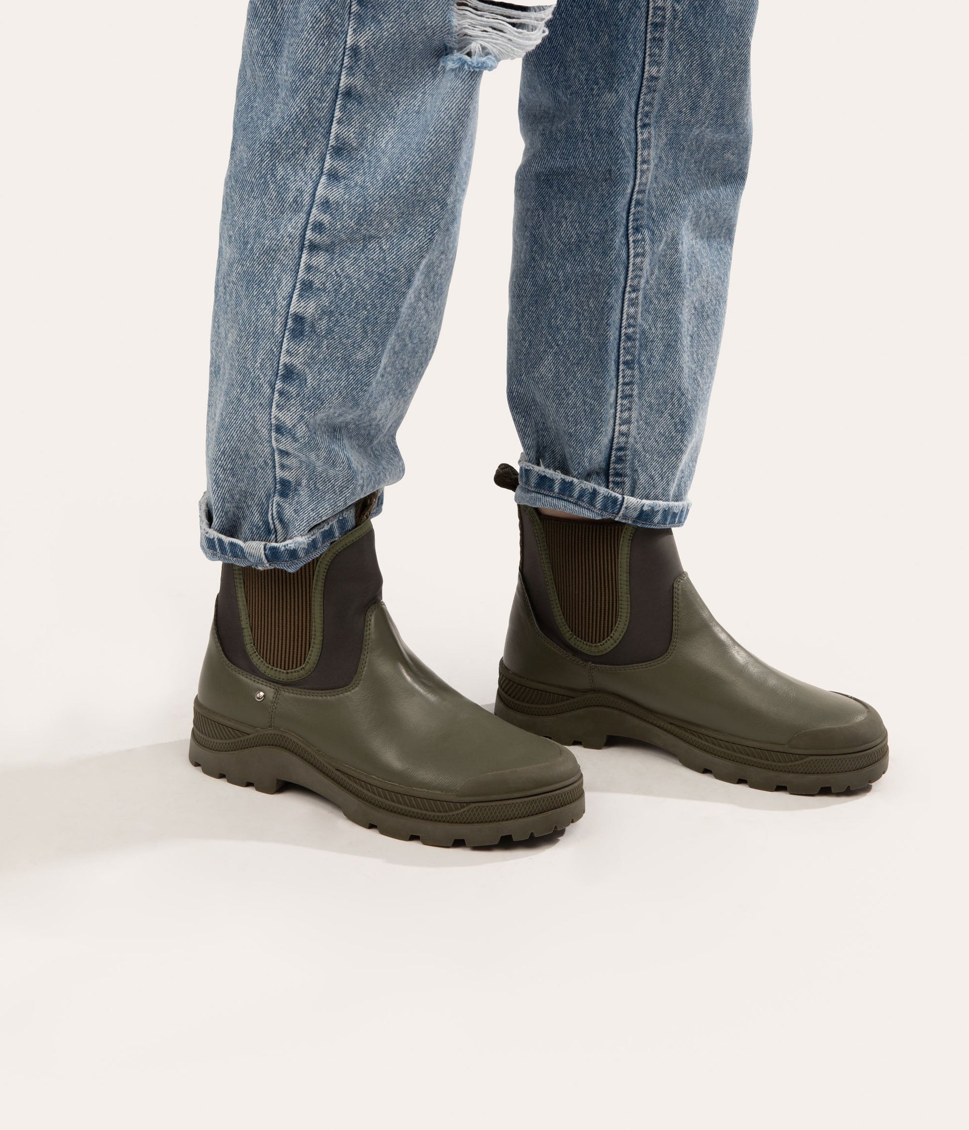 Bottes à enfiler végétaliennes SIVA pour femmes