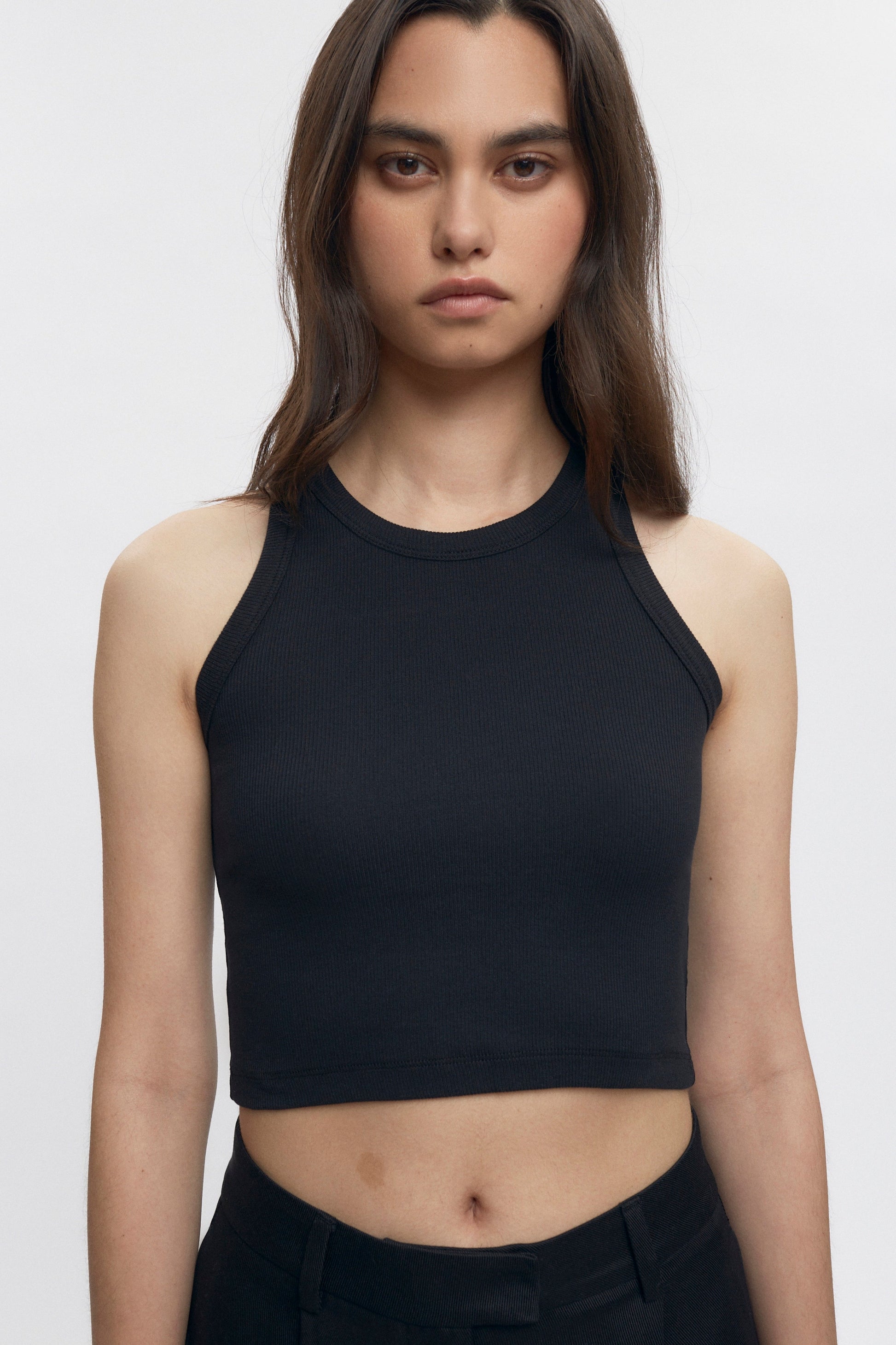 Débardeur Crop Racer pour femme