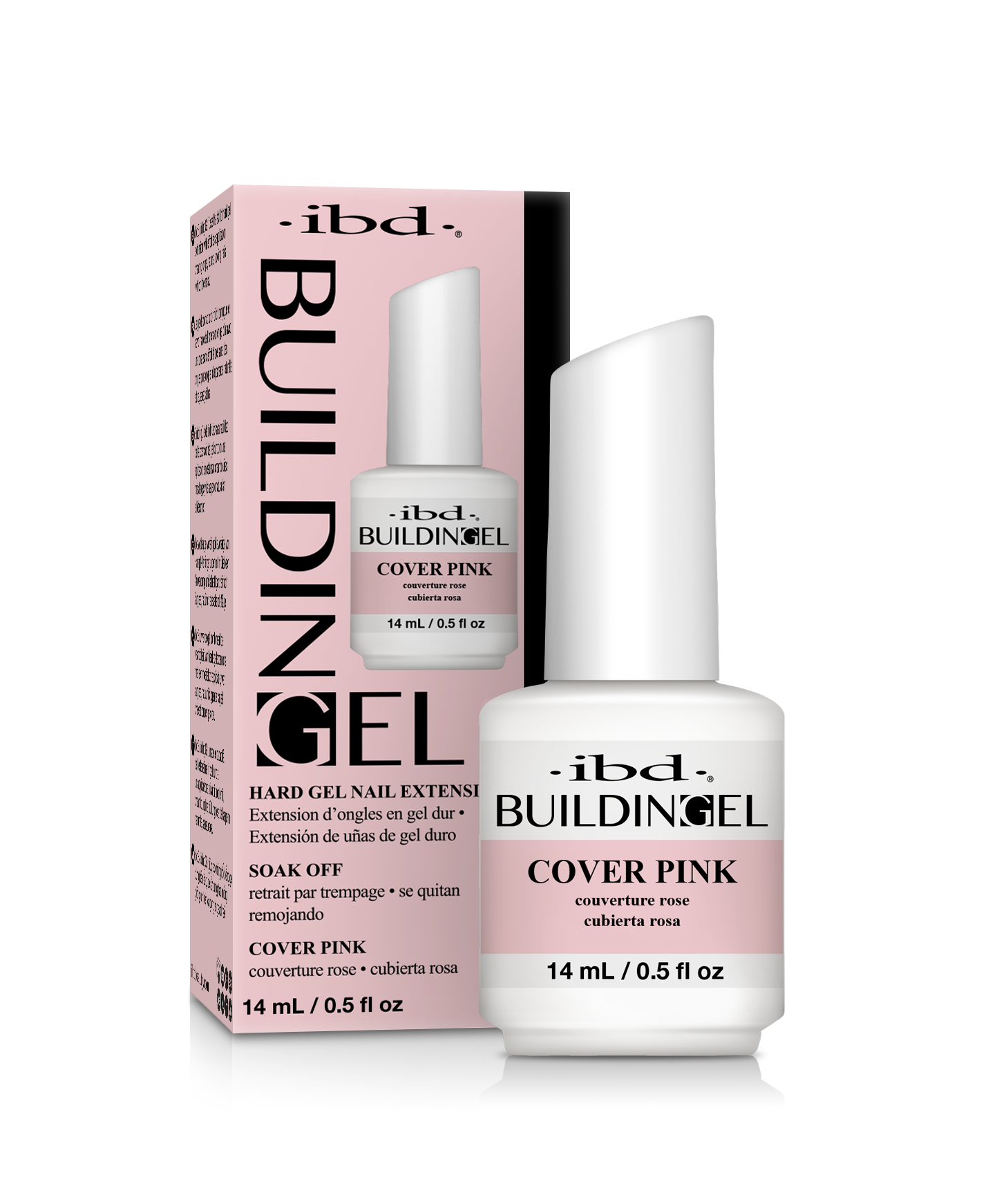 Couverture en gel rose pour construction IBD