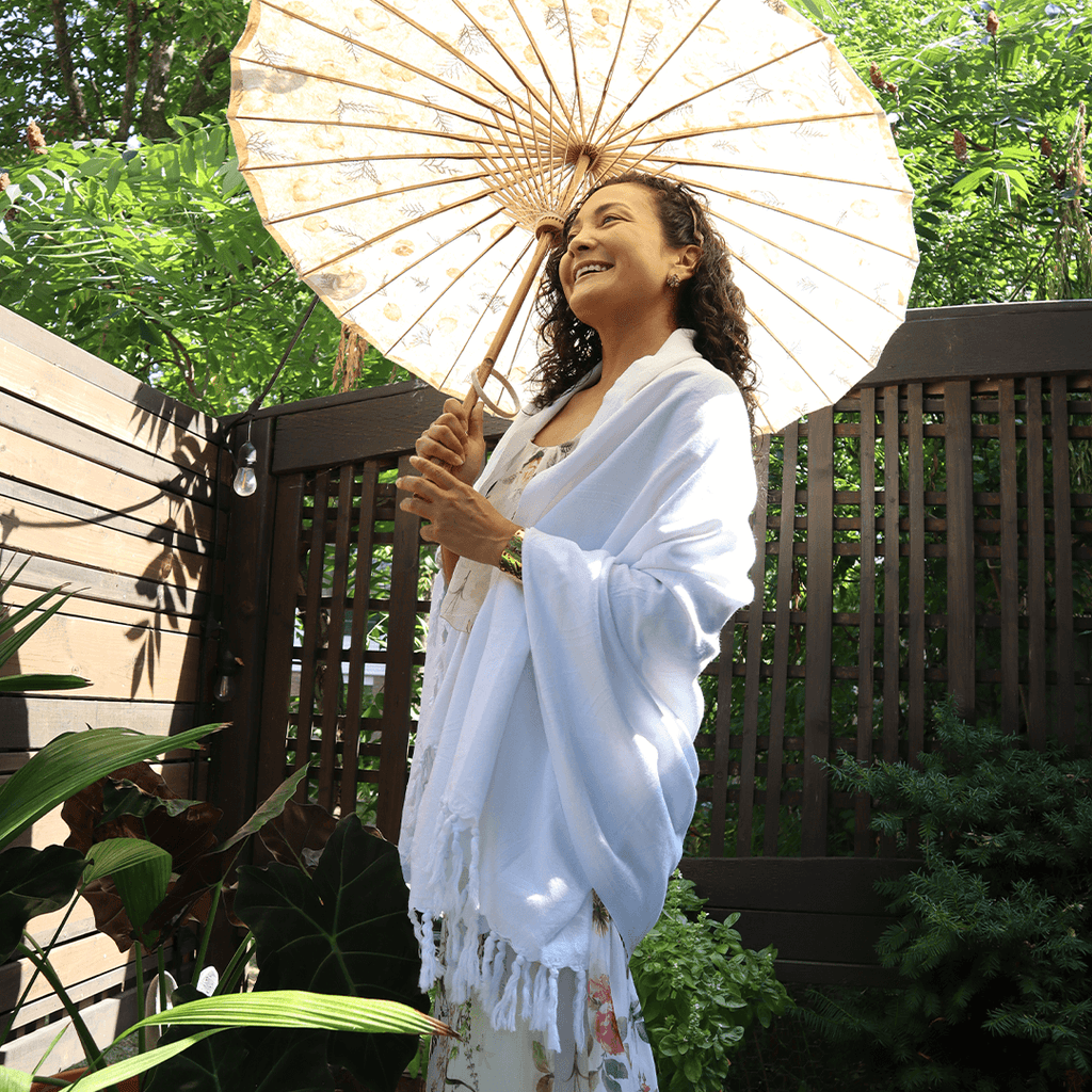 Turkish Towels Canada | Body Towel | White
