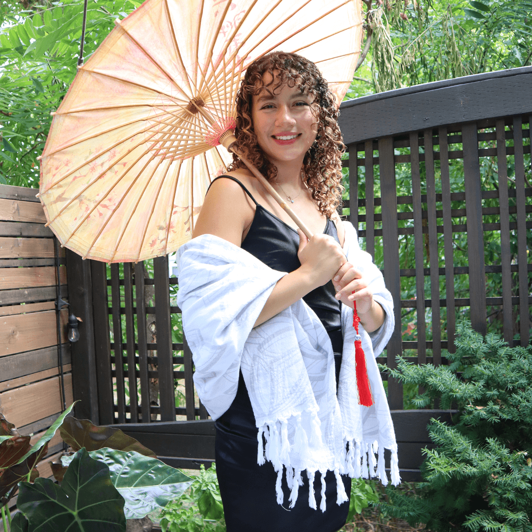 Serviettes turques Canada | Serviette de corps | Gris et blanc
