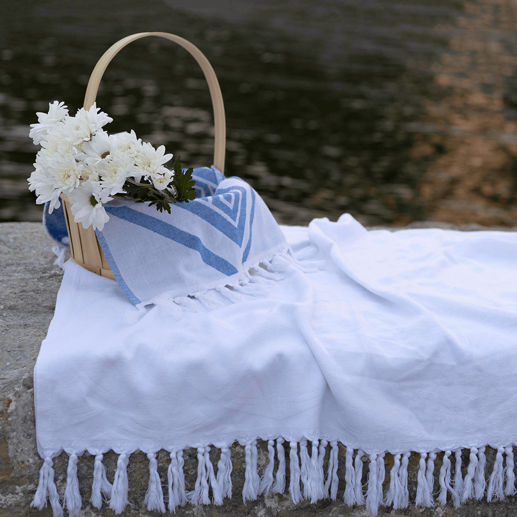 Turkish Towels Canada | Body Towel | White