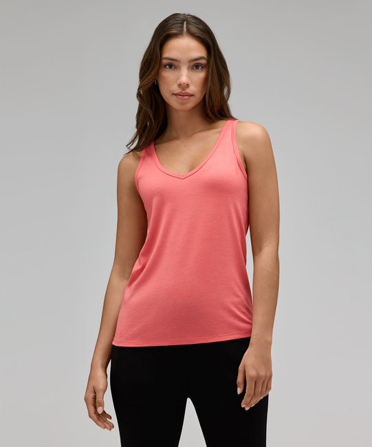 Women's Relaxed Merino V‑Neck Tank