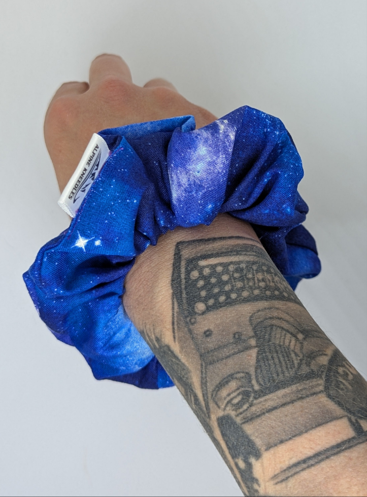 Milky Way - Maple Cotton Scrunchie
