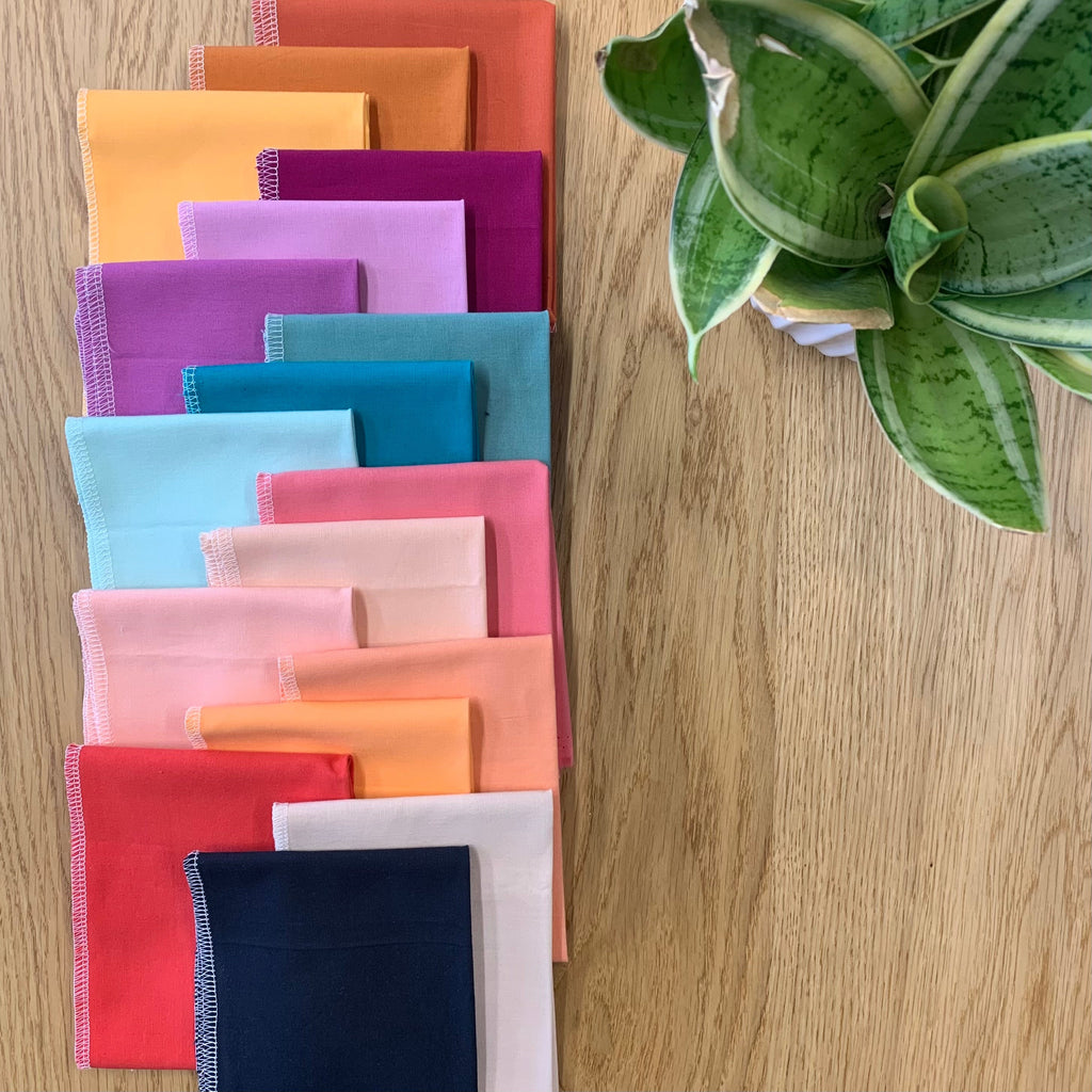 Kit de courtepointe Cabin Nights - Version Scrappy Kona