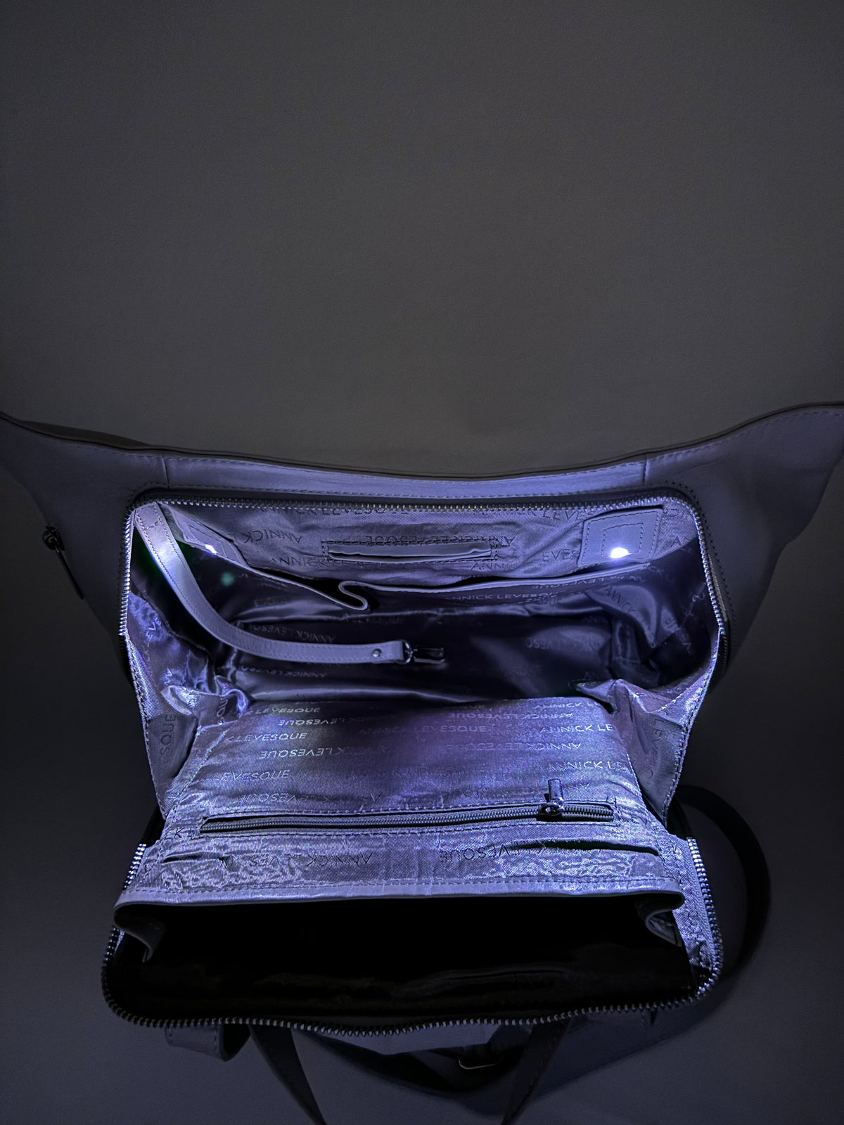 Beaded Leather Backpack - Lore