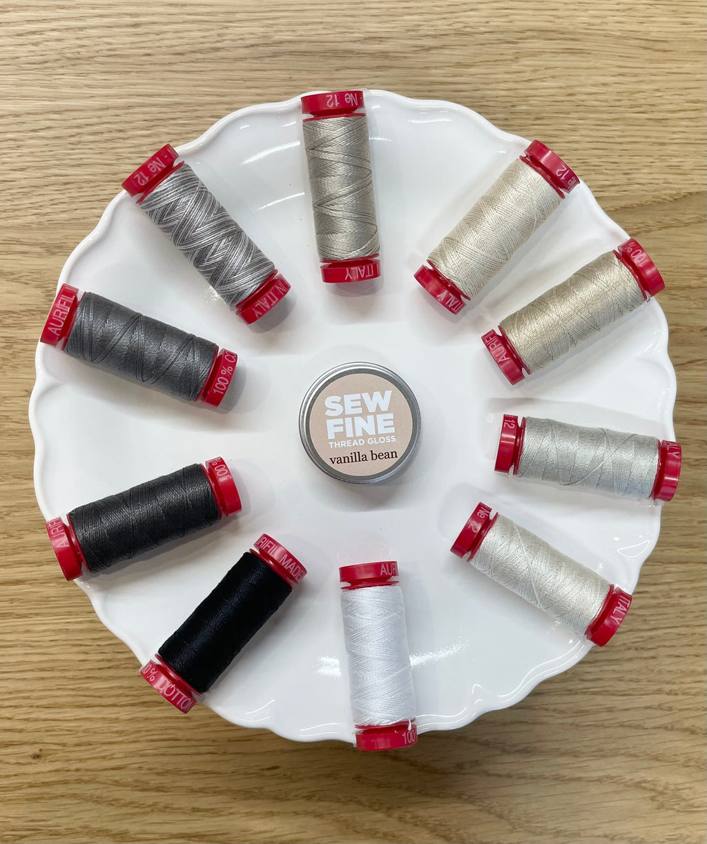 Fil Aurifil - Ensemble en niveaux de gris