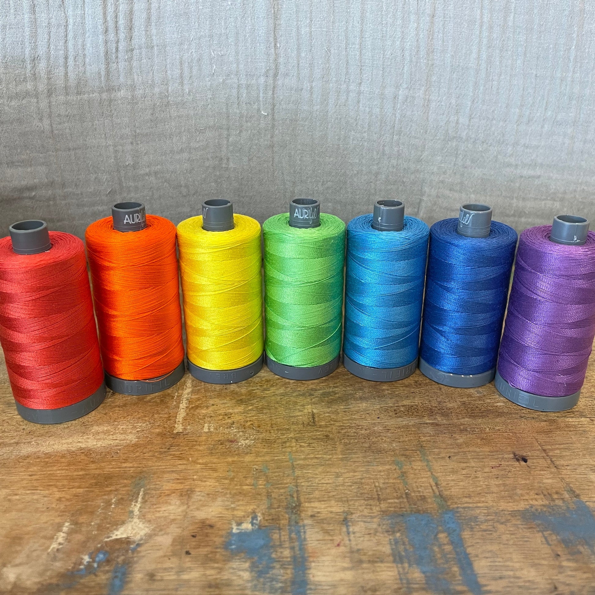 Fil Aurifil - Lot brillant