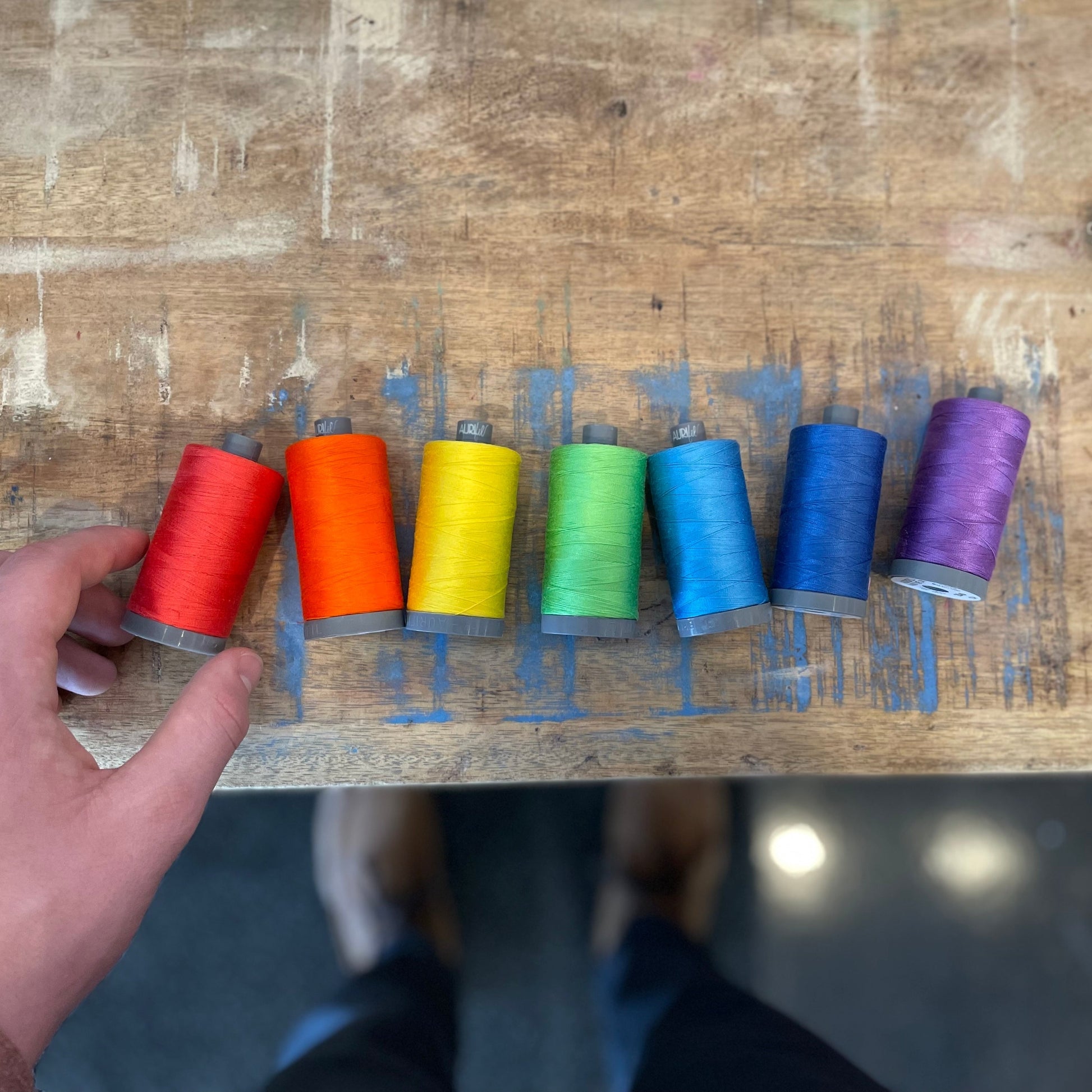 Fil Aurifil - Lot brillant