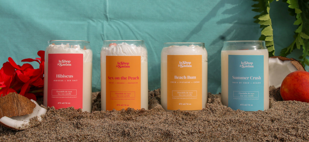 16 oz Soy Candle - Marine Hibiscus