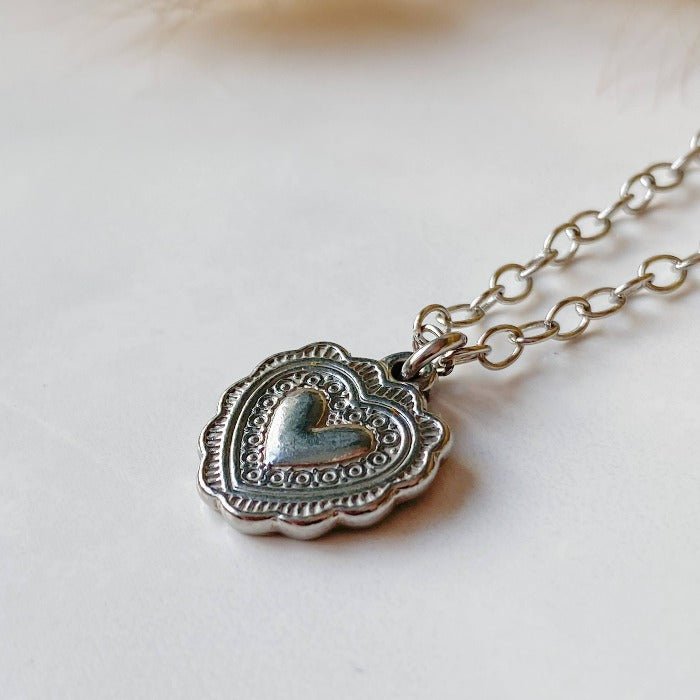 COEUR BOHÈME | Collier en acier inoxydable