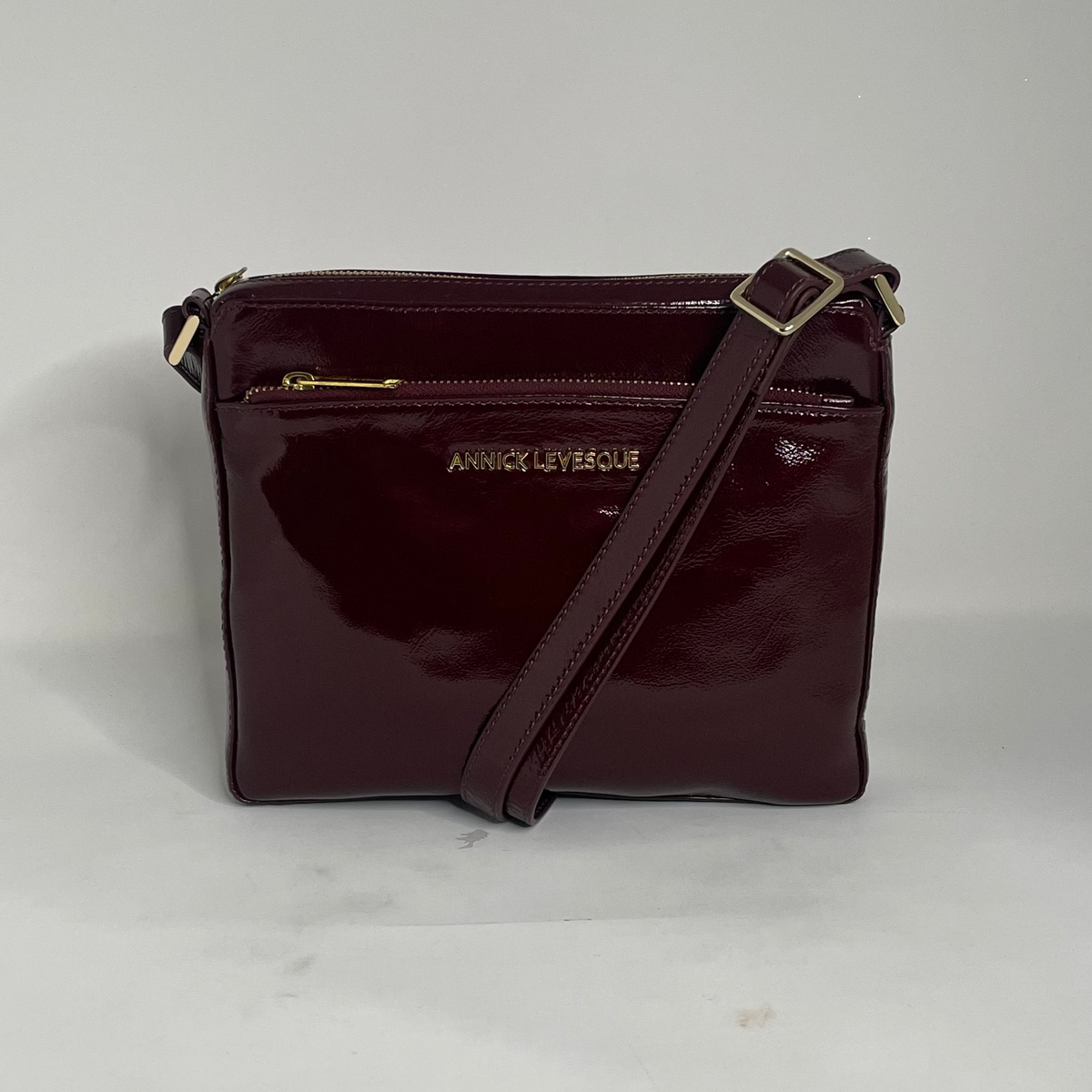 Dark Bordeaux Red Shoulder Bag | Gisèle Petit