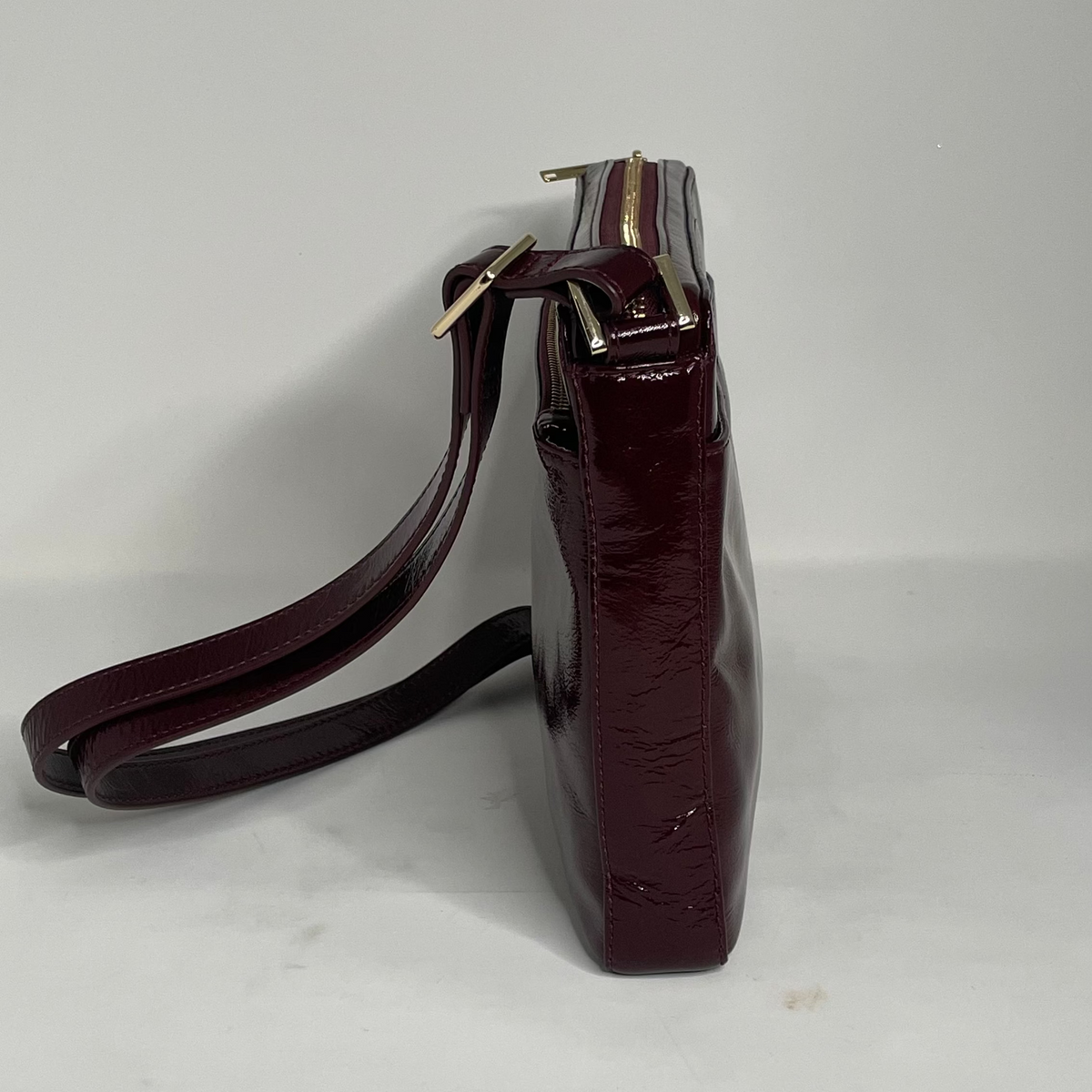 Dark Bordeaux Red Shoulder Bag | Gisèle Petit