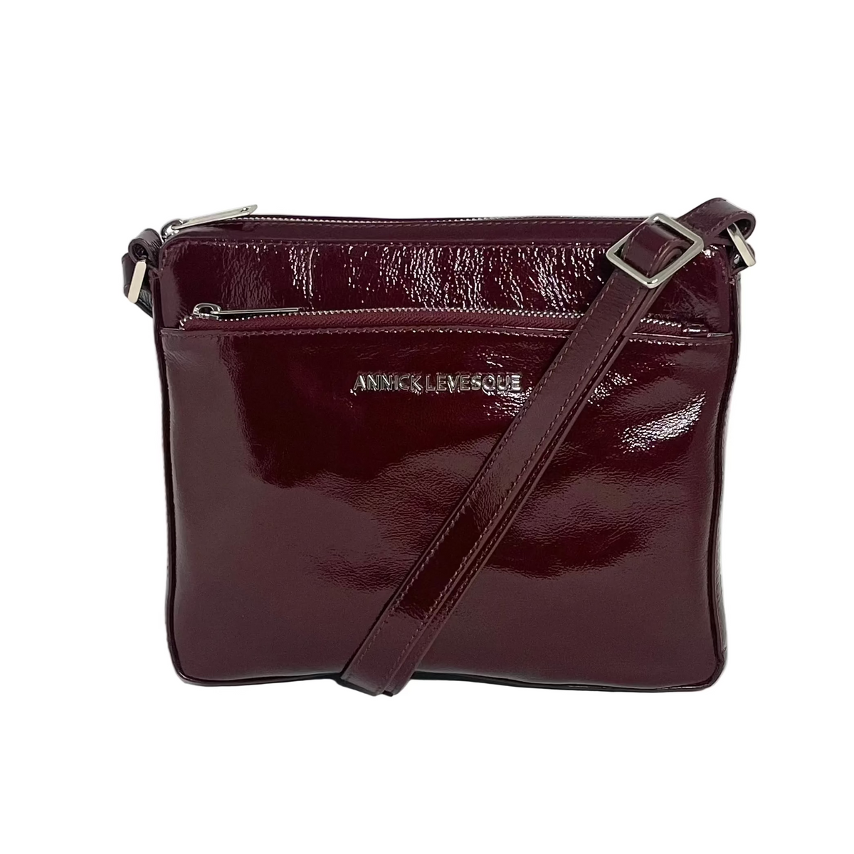 Dark Bordeaux Red Shoulder Bag | Gisèle Petit