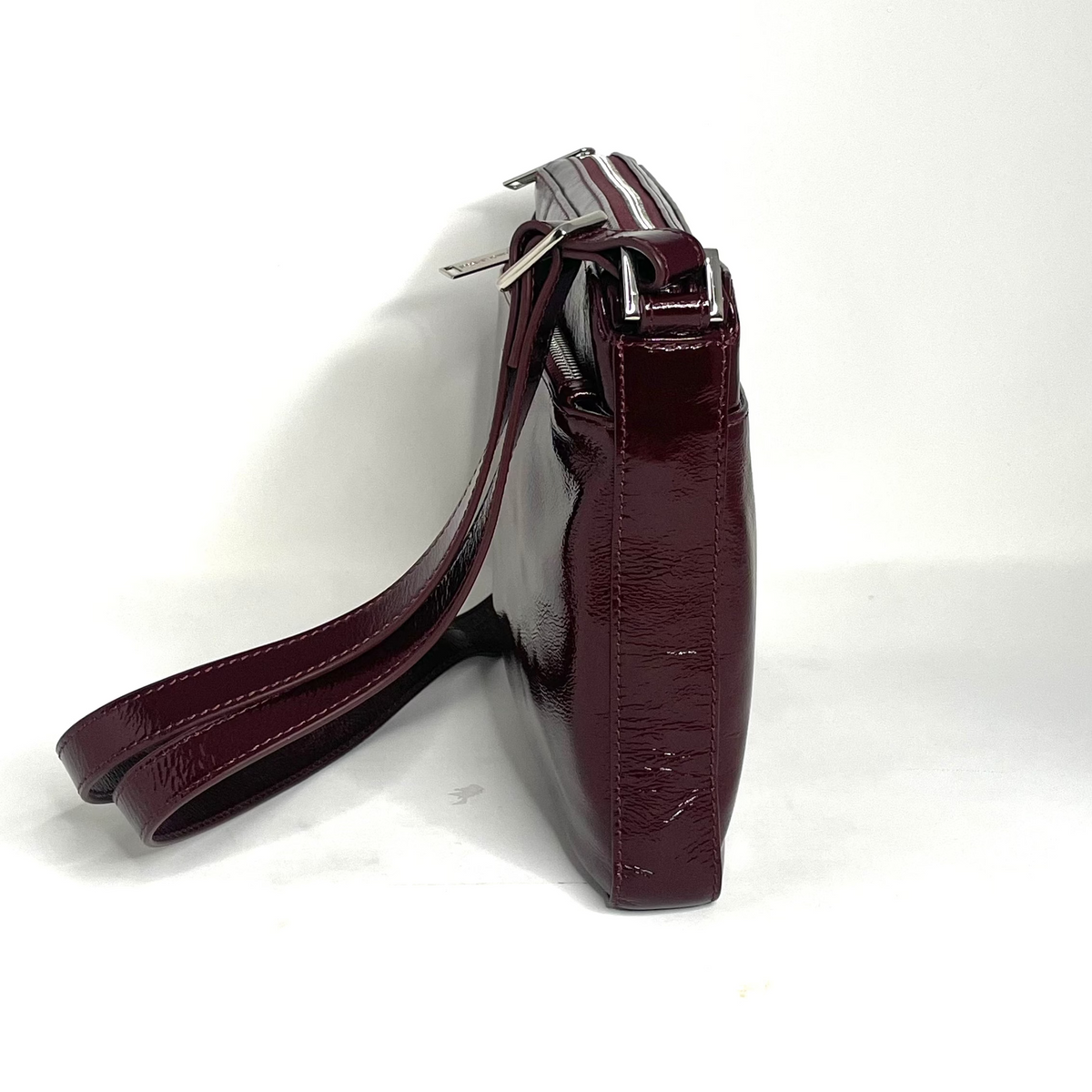 Dark Bordeaux Red Shoulder Bag | Gisèle Petit