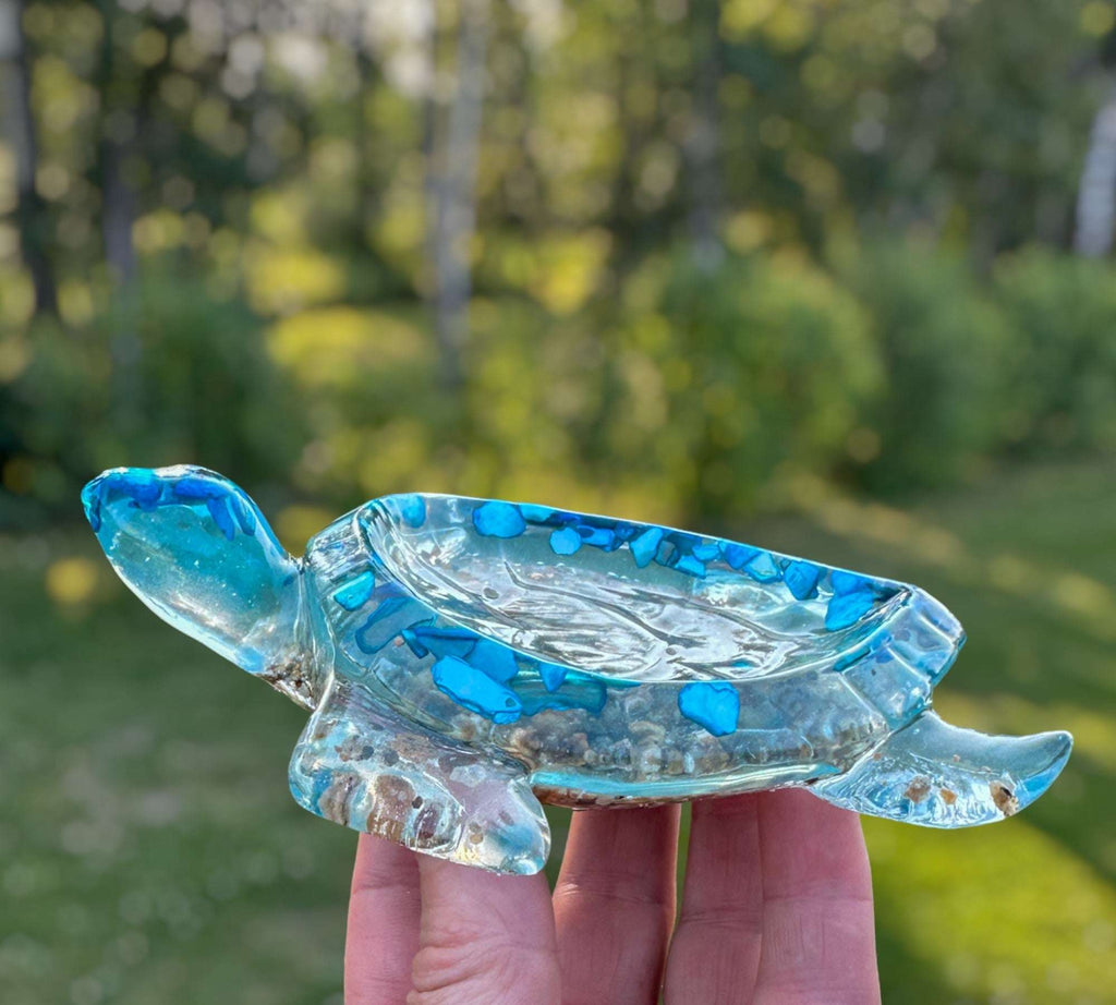 Plateau Tortue - Coastal Treasures Plateau Tortue avec Coquillage en Nacre