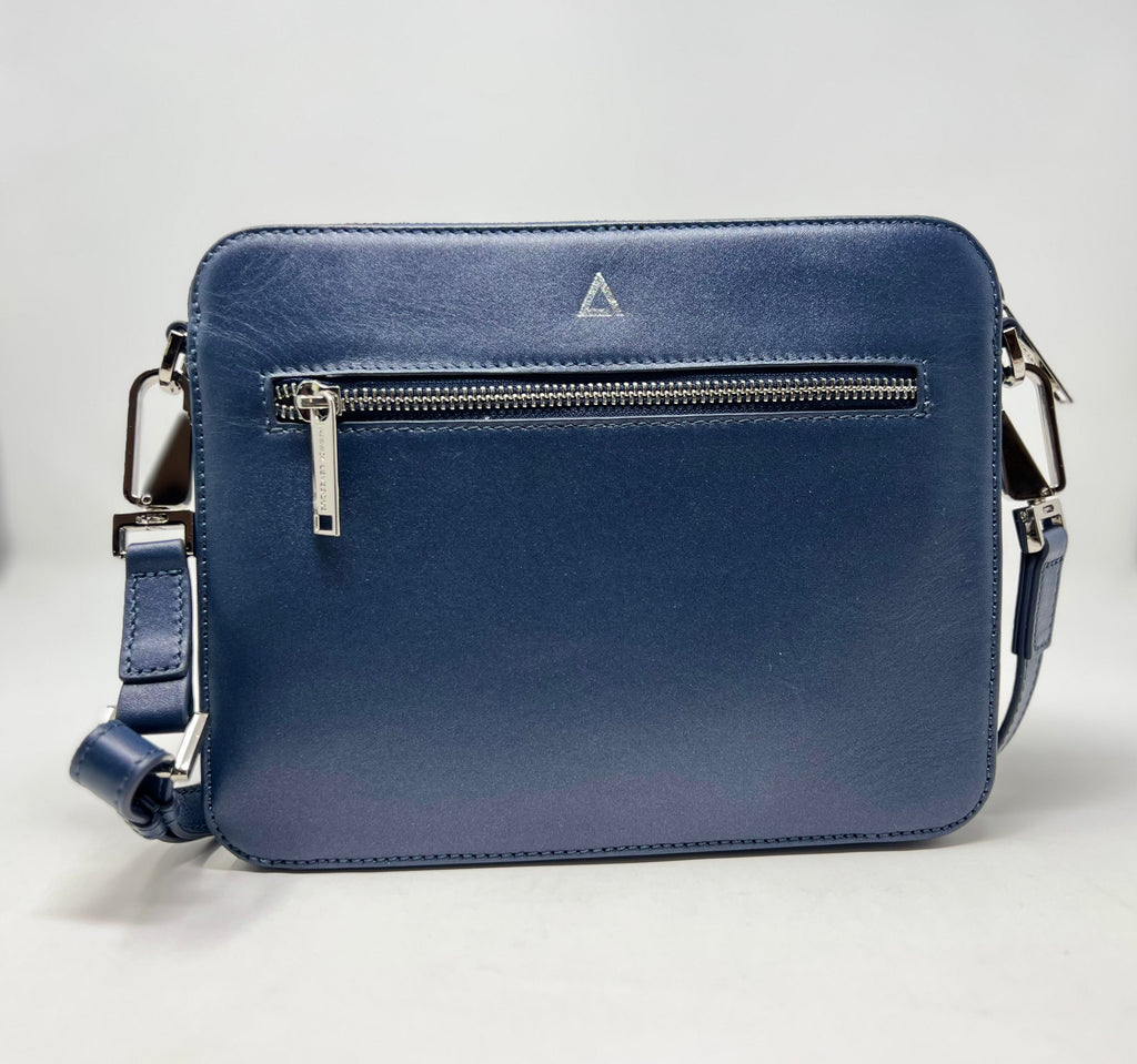 Small Crossbody Bag with Detachable Card Holder in Navy Blue | Kennedi