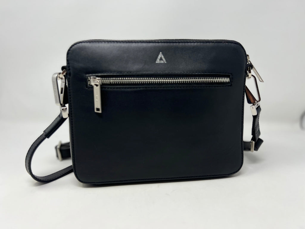 Small Shoulder Bag with Detachable Card Holder, Black | Kennedi