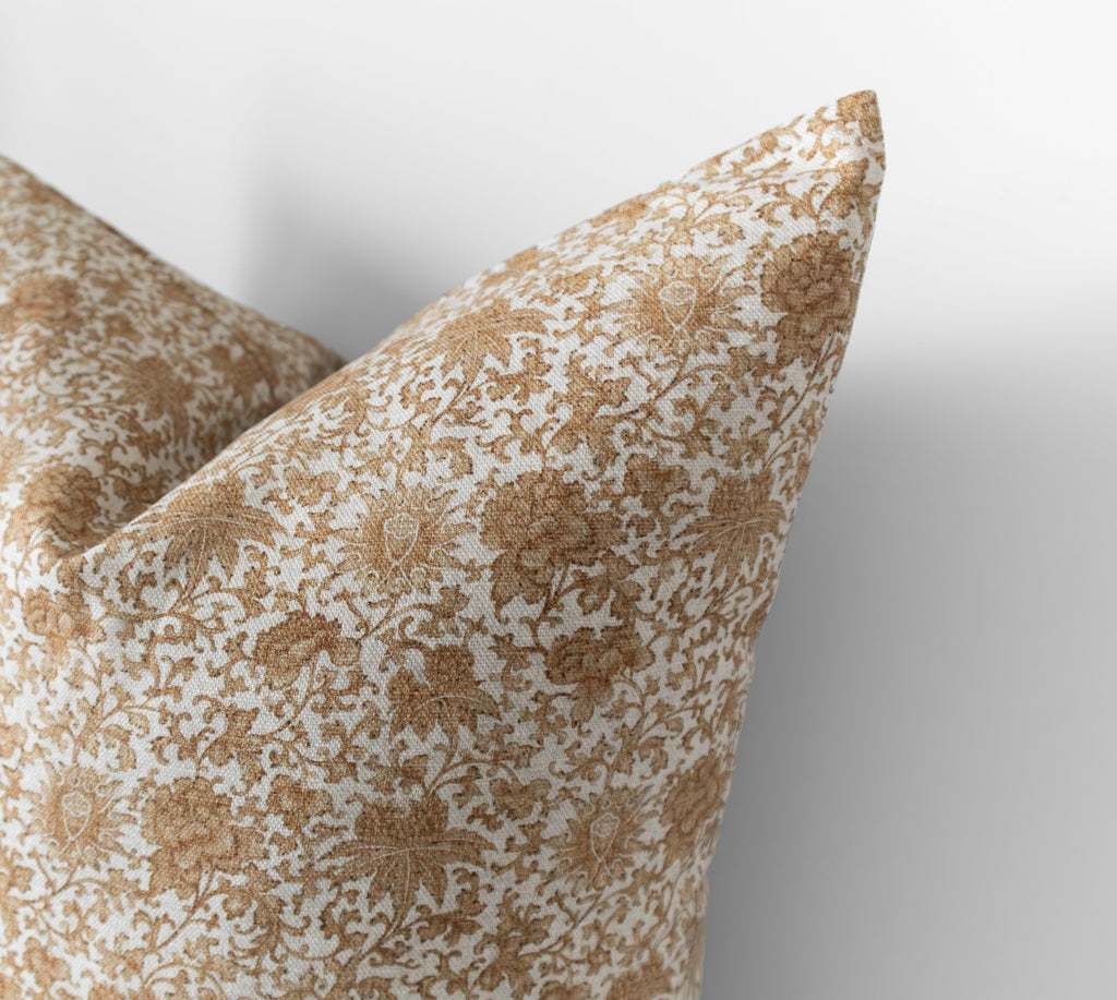 Valence | Housse de coussin florale vintage 