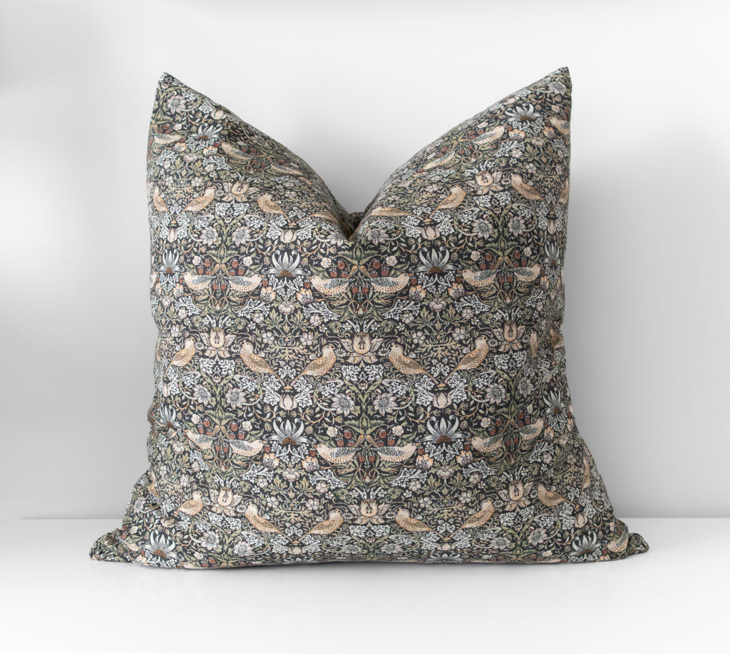 Sariel | Housse de coussin florale style vintage 