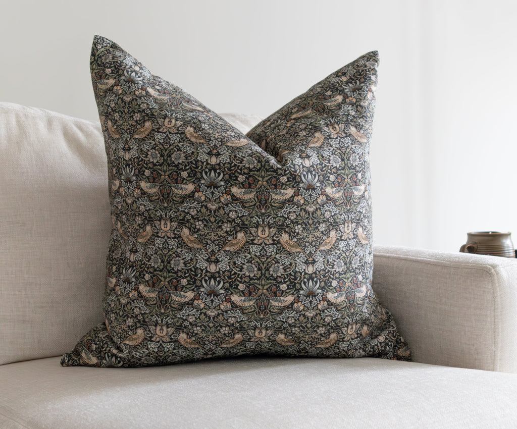 Sariel | Housse de coussin florale style vintage 