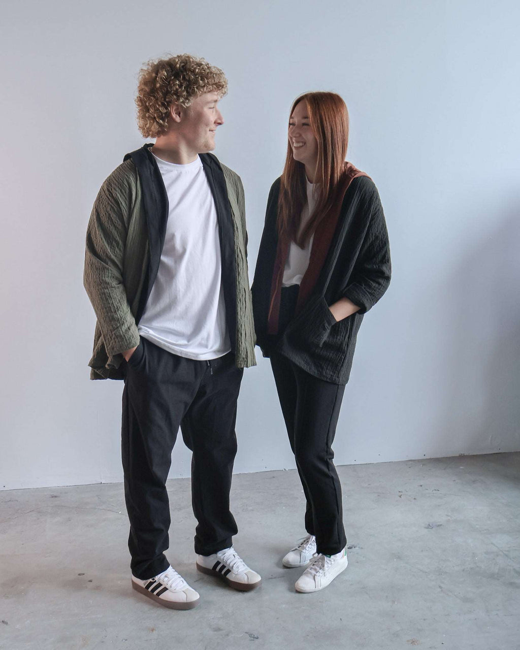 Le cardigan matelassé en coton biologique vert