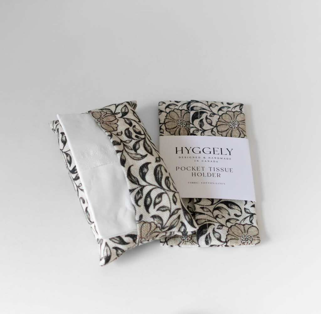 Porte-mouchoirs en tissu | Format de poche (petit) | Fleur de Vie 