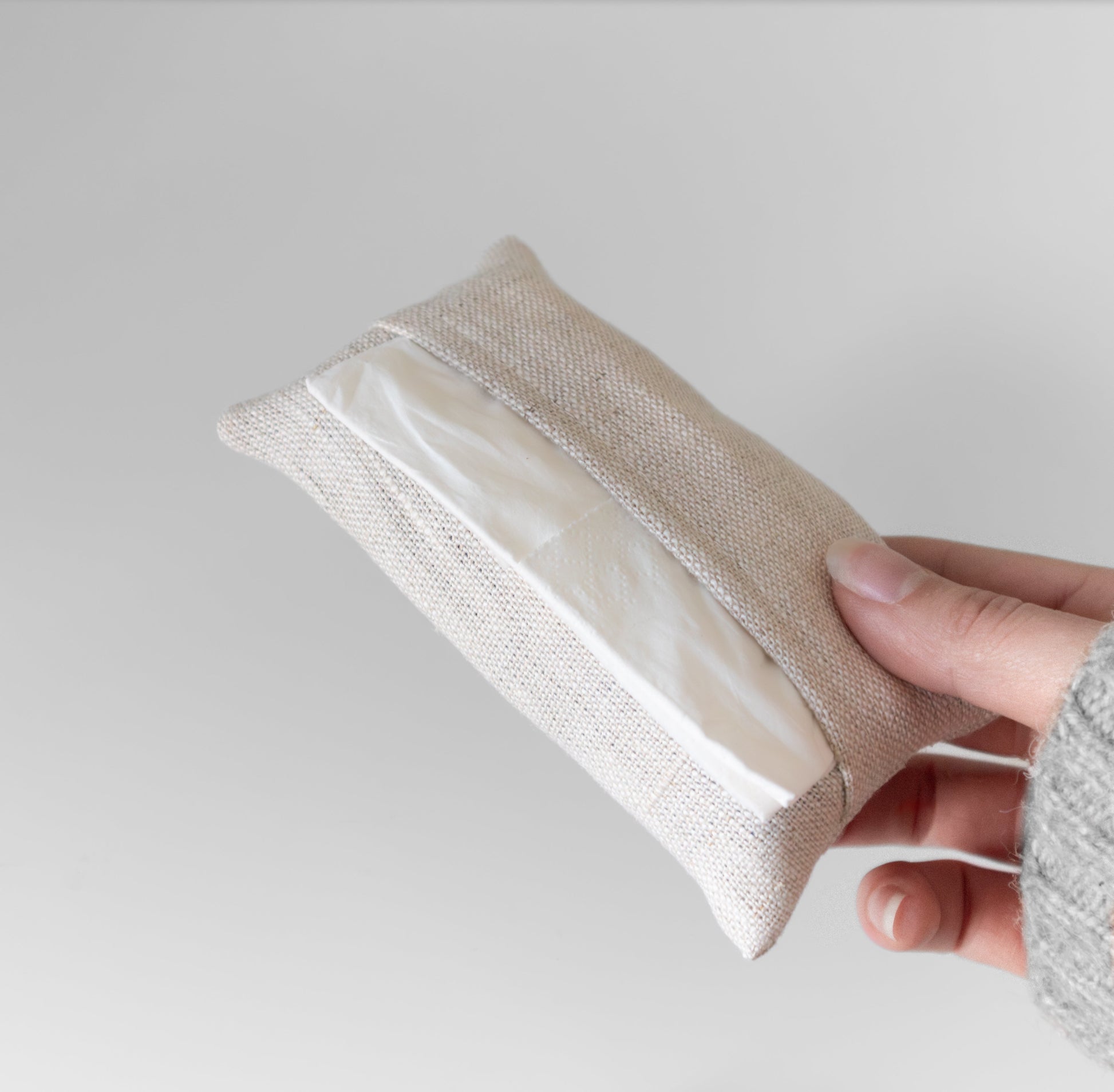 Porte-mouchoirs en tissu | Format de poche (petit) | Lin 