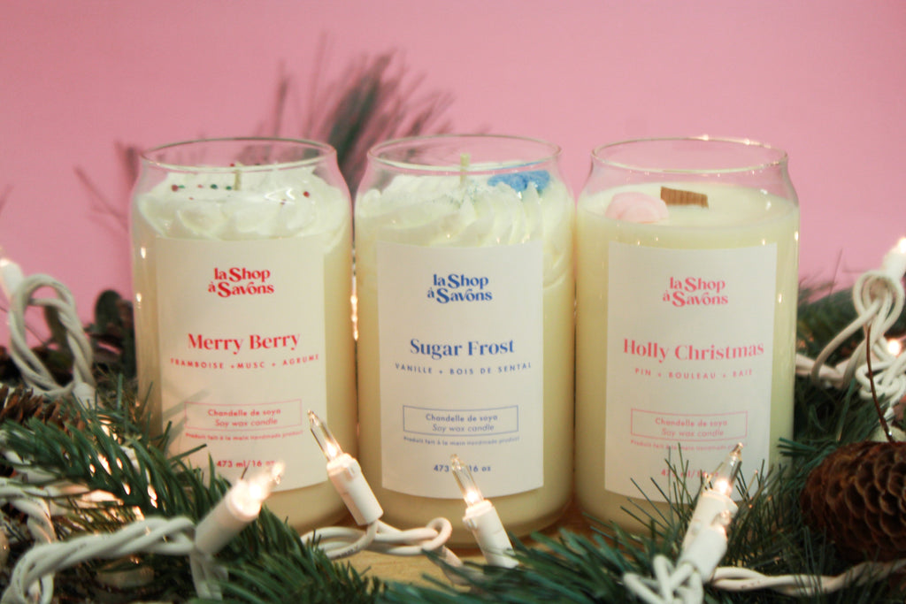 16 oz Soy Candle - Merry Berry