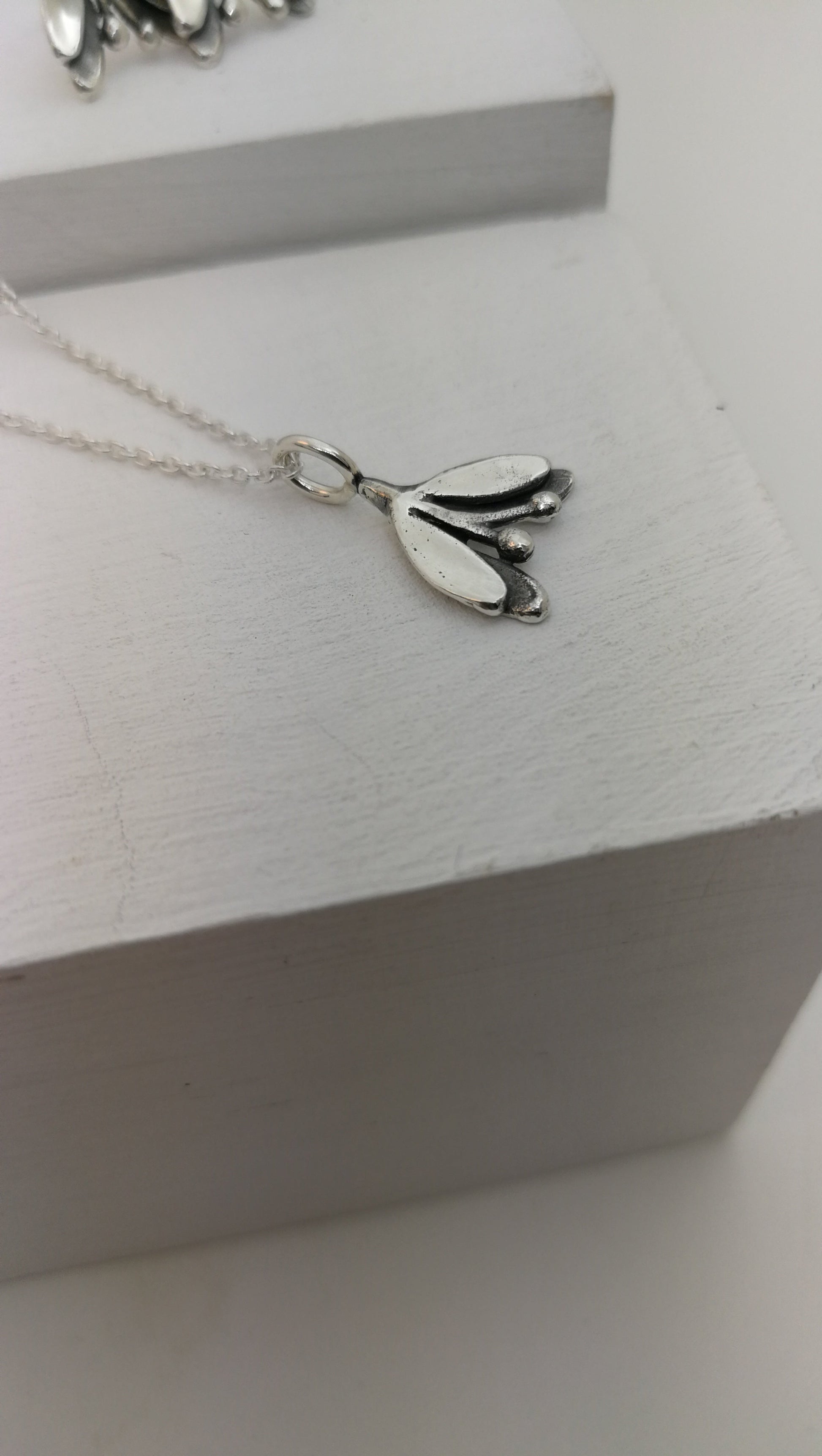 Kiss Under the Mistletoe Pendant