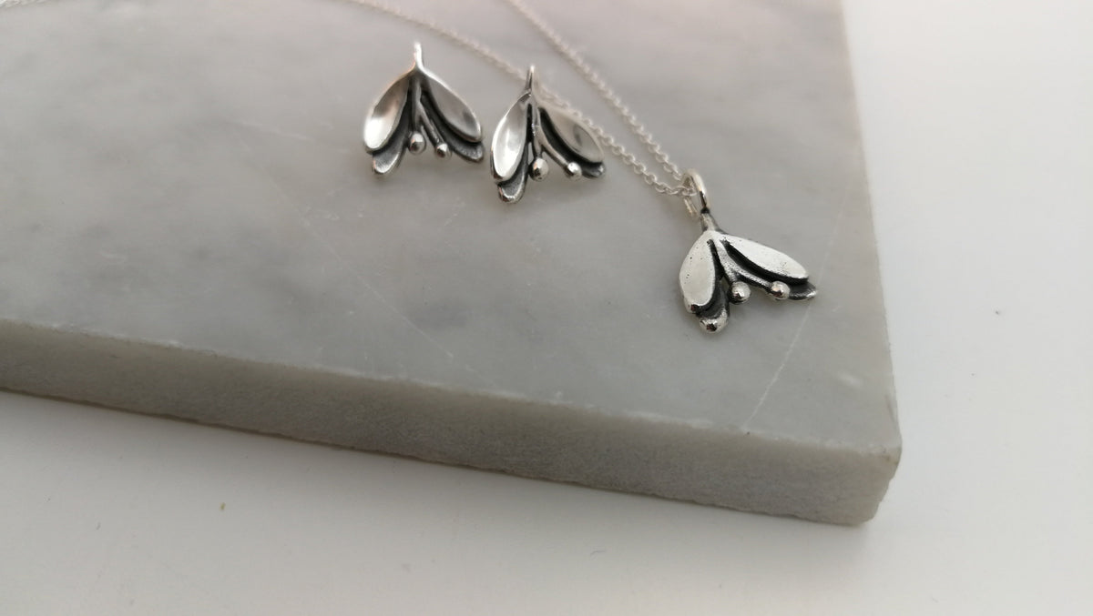 Kiss Under the Mistletoe Pendant