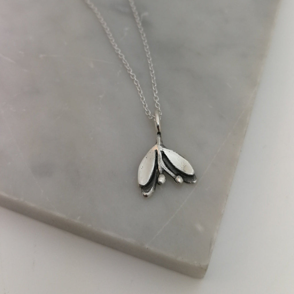 Kiss Under the Mistletoe Pendant
