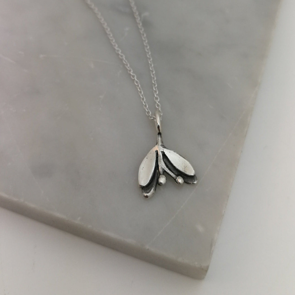 Kiss Under the Mistletoe Pendant