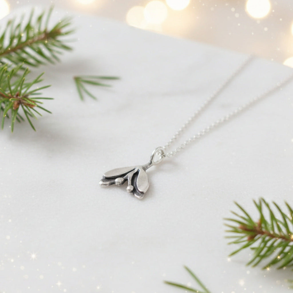 Kiss Under the Mistletoe Pendant