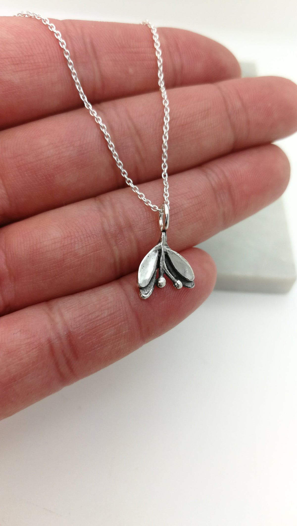Kiss Under the Mistletoe Pendant