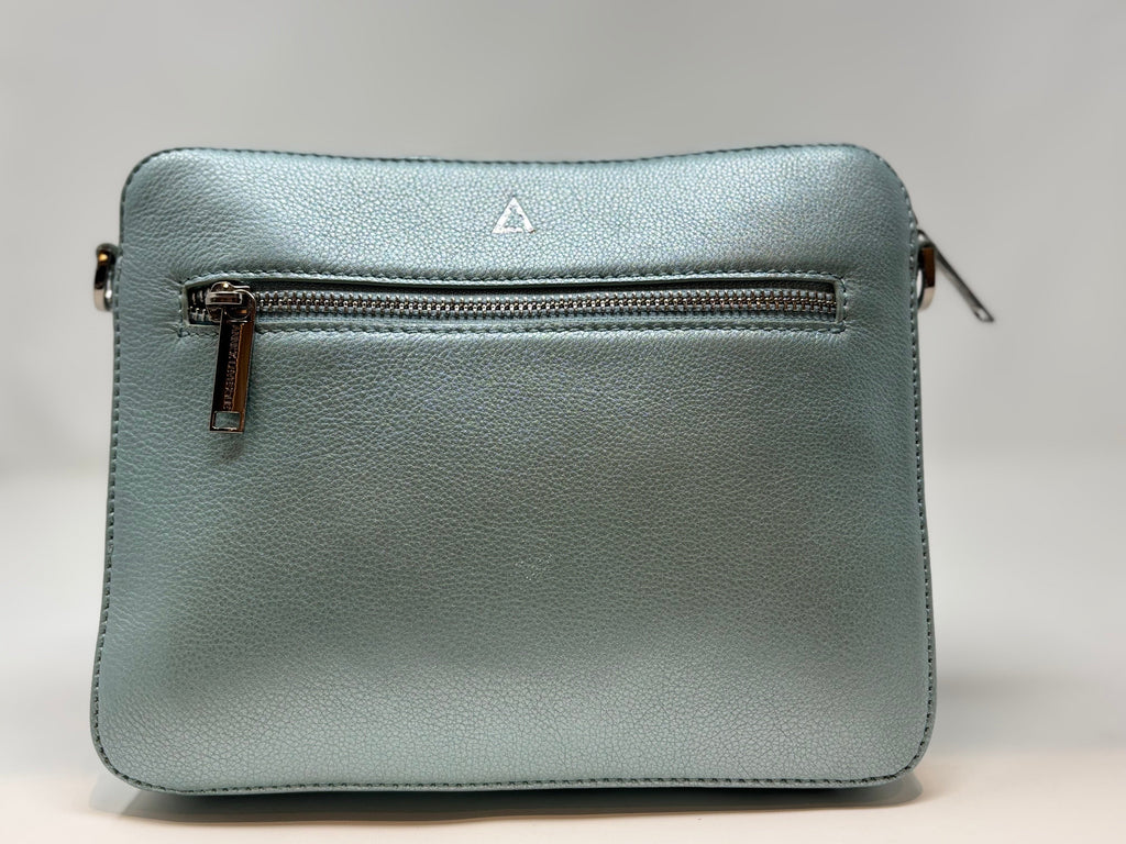 Small Crossbody Bag with Detachable Card Holder in Sky Blue | Kennedi