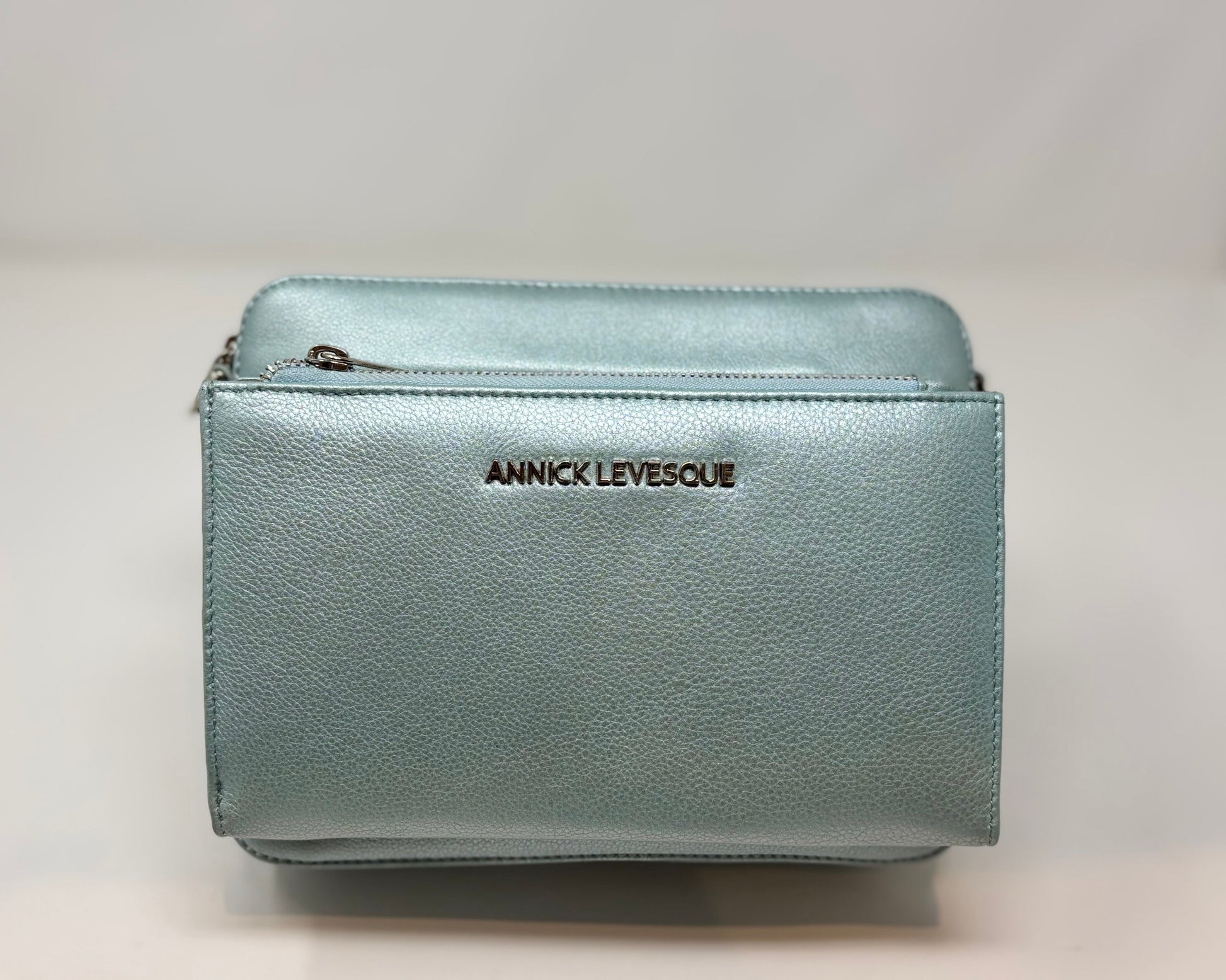 Small Crossbody Bag with Detachable Card Holder in Sky Blue | Kennedi