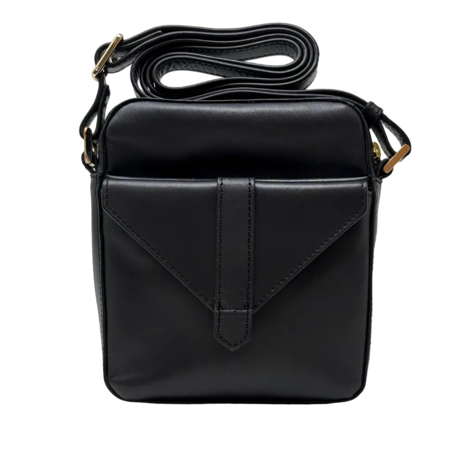 Small Black Leather Bag — Nadine PREORDER 4 to 8 Weeks