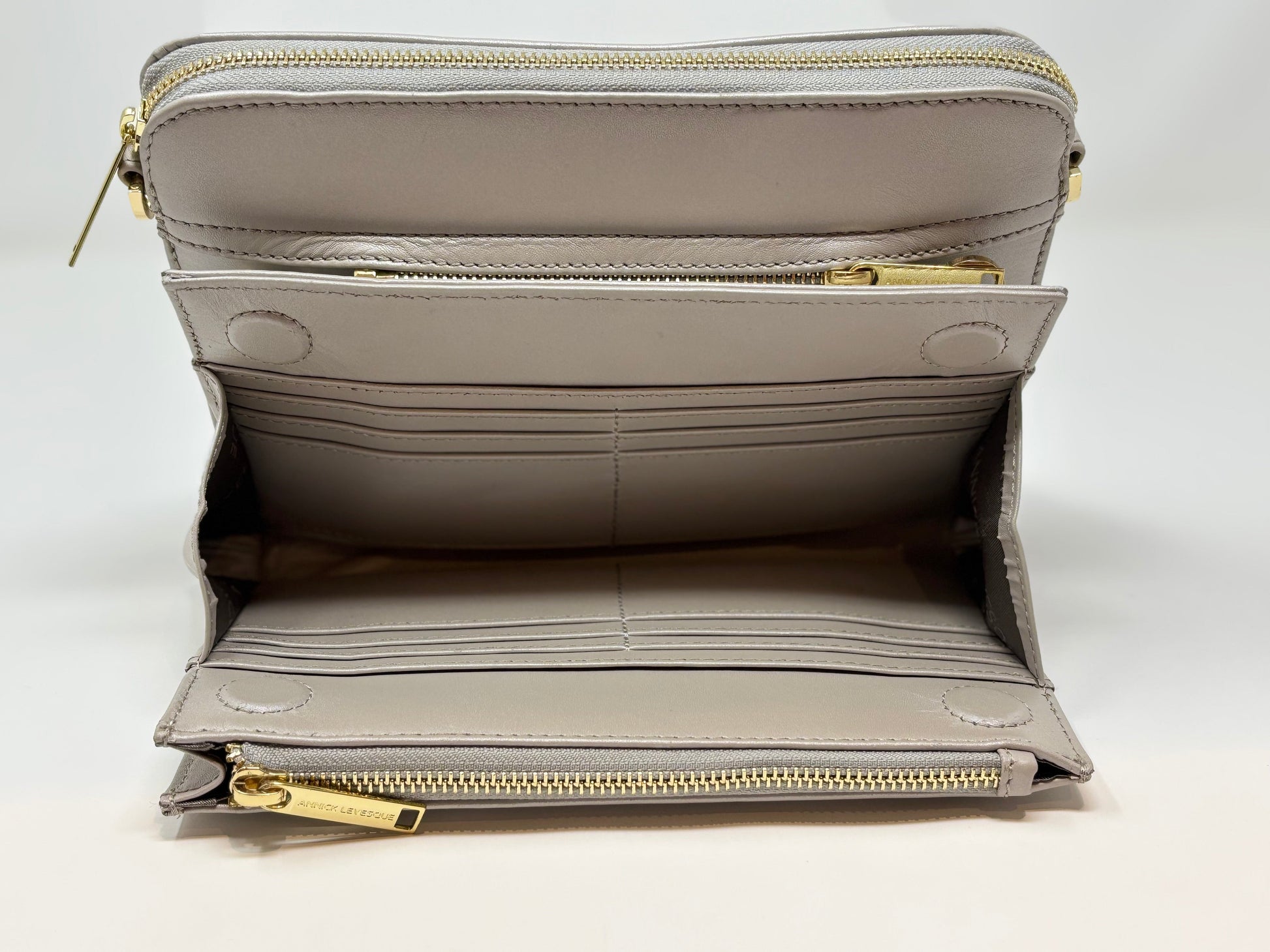 Petit Sac bandouillère 2 en 1 avec porte carte détachable en Cuir Pearl , Kennedi