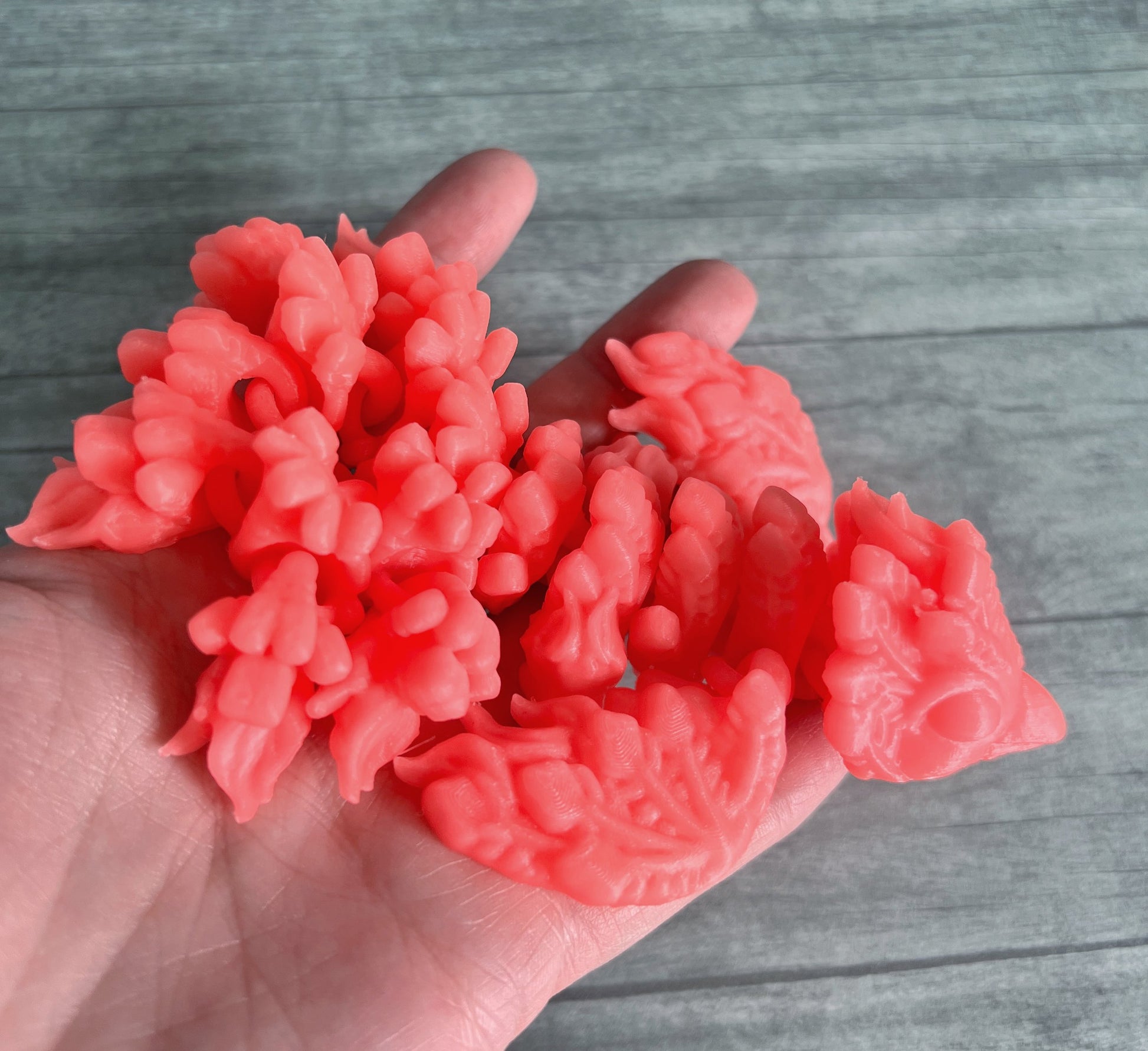 Articulated Tiny phoenix Wyvern Dragon Fidget and stim toy