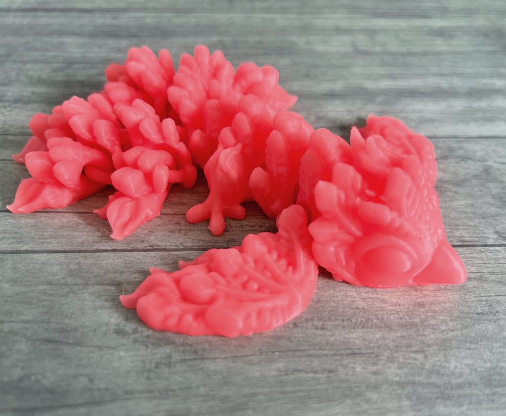 Articulated Tiny phoenix Wyvern Dragon Fidget and stim toy