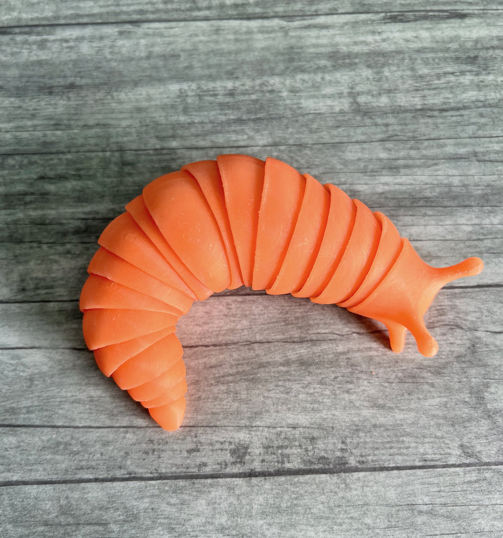 Super Satisfying 3d printed fidget slug and stim toy